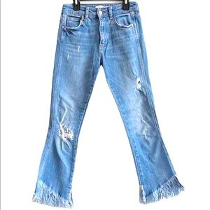Cute distressed Zara jeans in excellent condition!